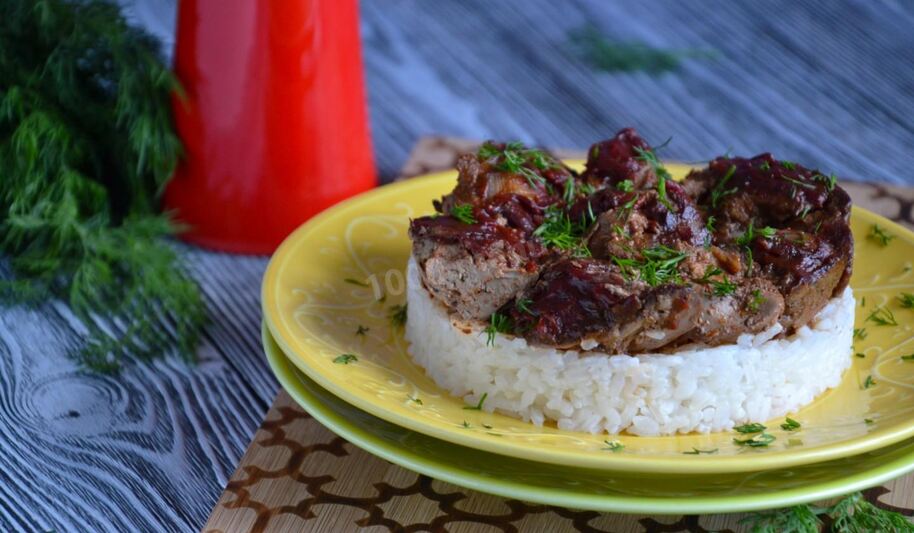 Рецепт куриной печени в духовке запеченная с луком и чесноком
