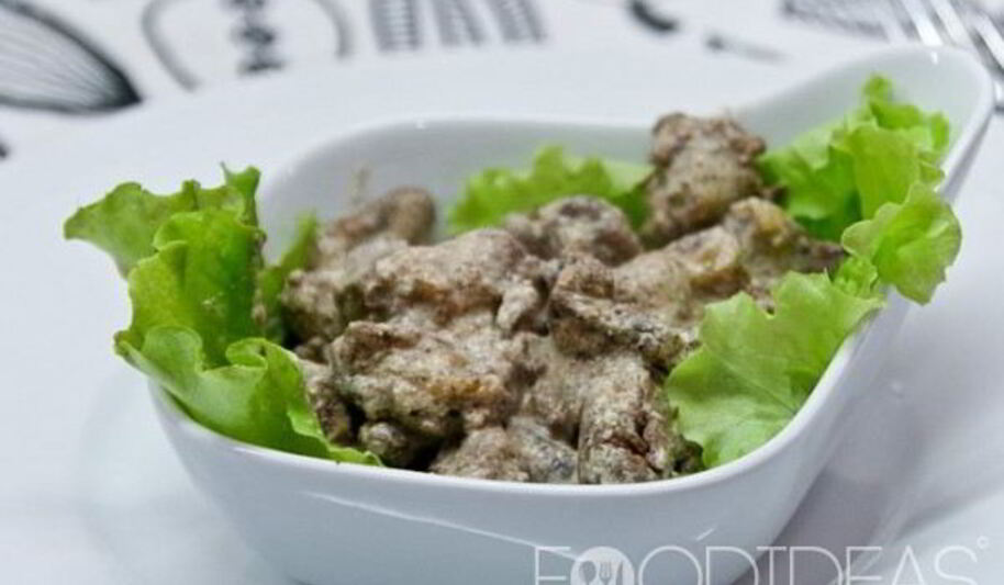Рецепт куриной печени в сливках