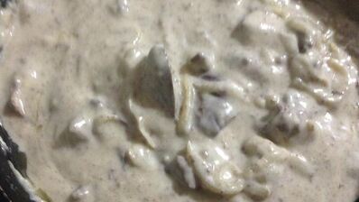 куриная печень в соусе морней