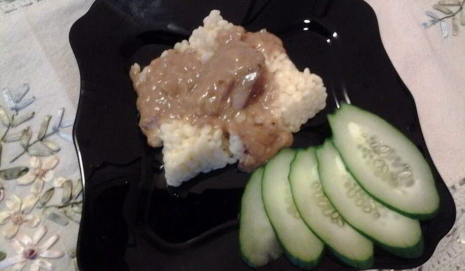 Рецепт куриной печени в яблочно-сметаннома соусе