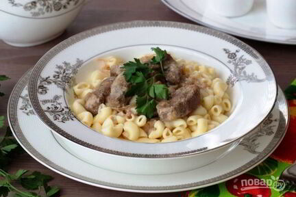 Печень баранья в сметане