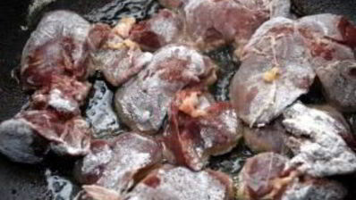 печень с баклажанами