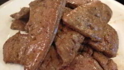 печень с грибами