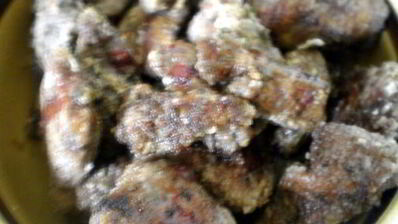 печень с яблоками и черной смородиной