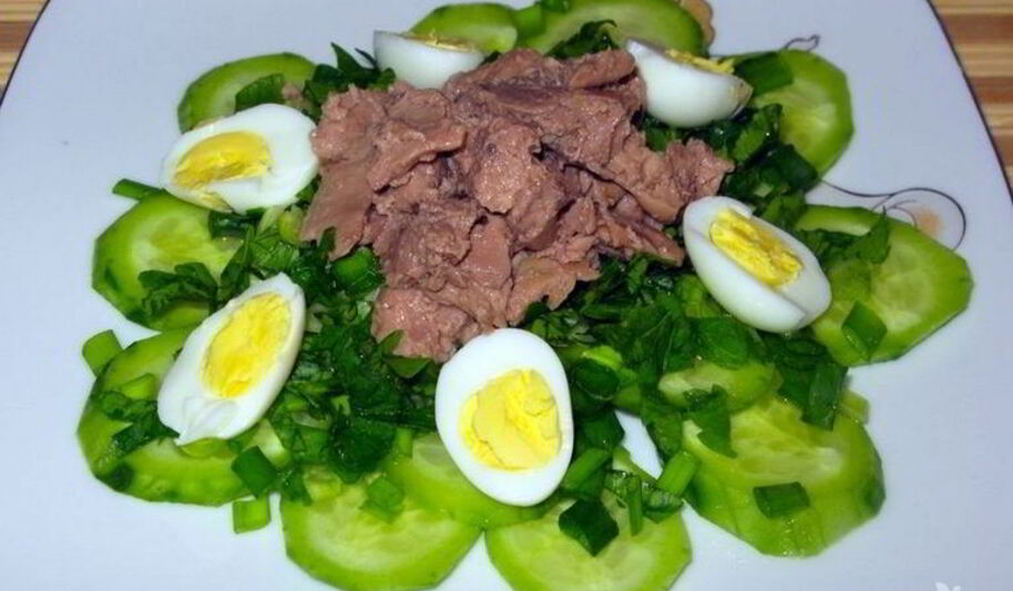 Рецепт печени трески с яйцом