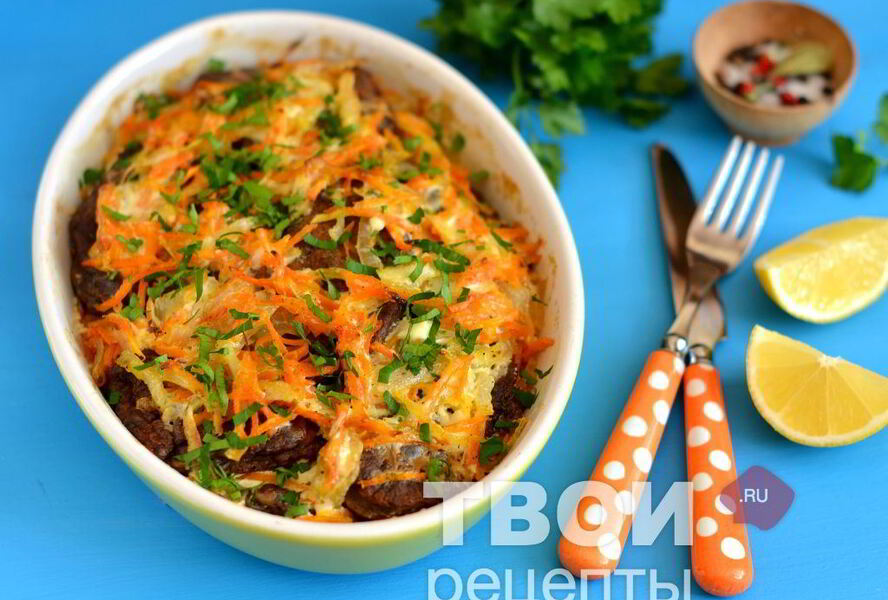 Печень в духовке