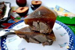 Печенка индейки в сливовой заливке