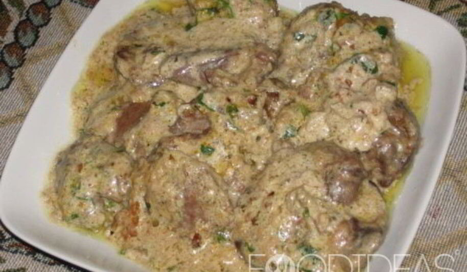 Рецепт тушеной говяжьей печени