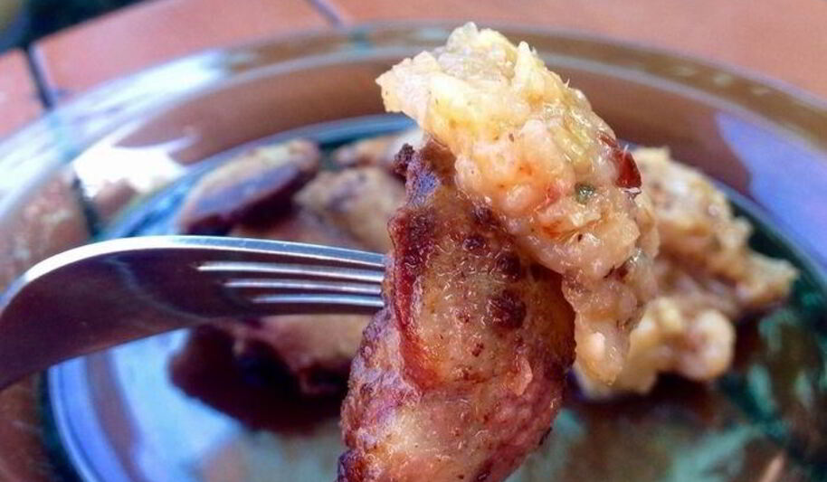 Рецепт жареной куриной печени с грушевым чатни