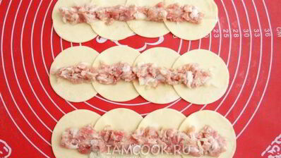 ленивые пельмени в духовке