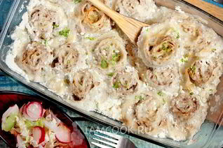 Пельмени ленивые из лаваша