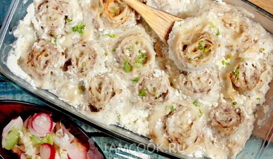 Рецепт пельменей ленивых из лаваша