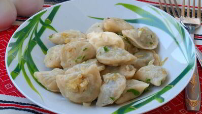 пельмени с грибами