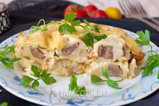 Пельмени с сыром и майонезом в духовке