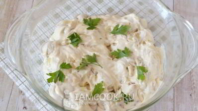 пельмени с сыром и майонезом в духовке