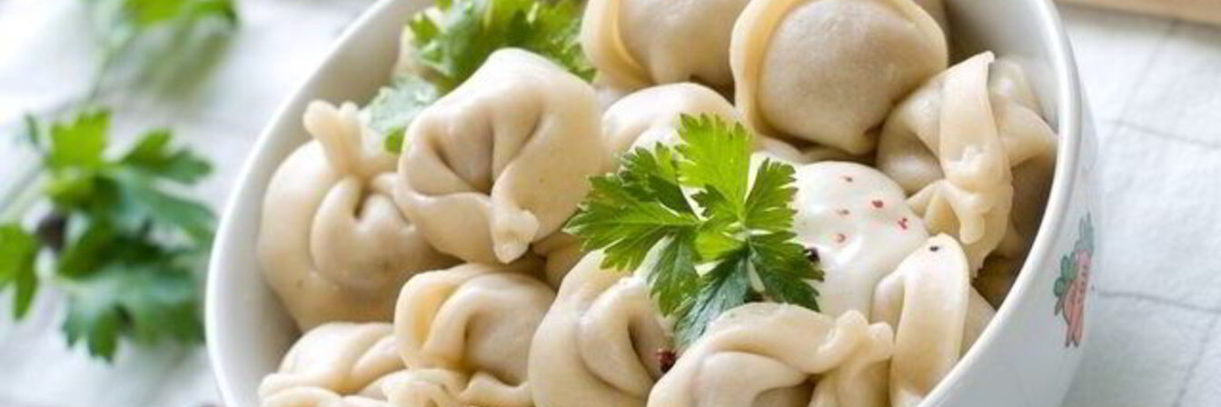 Пельмени в горшочках в микроволновке