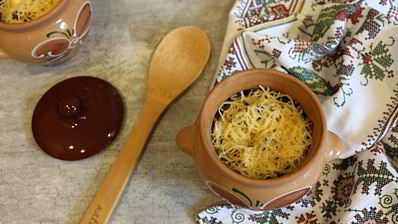 пельмени в горшочках