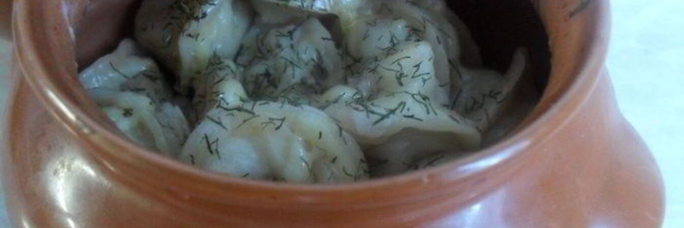 Пельмени в горшочке