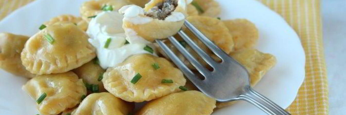 Пельмешки из тыквенного теста