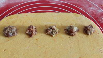 пельмешки из тыквенного теста