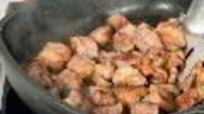 азербайджанский плов с бараниной, тыквой и каштанами