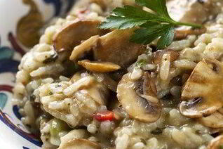 Грибной плов с каштанами и шалфеем