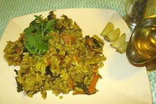 Грибной плов