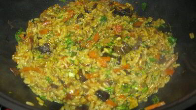 грибной плов