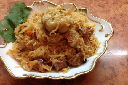 Макаронный плов