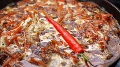 плов из баранины с нутом