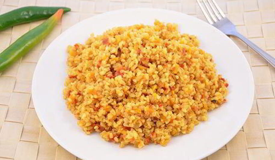 Рецепт плова из булгура с тыквой