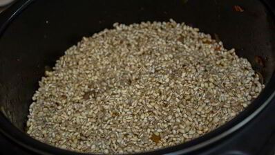 плов из перловки в мультиварке с мясом