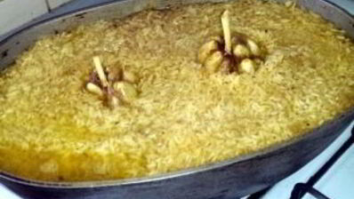 плов из свинины в утятнице