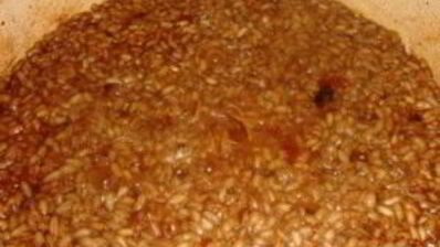 плов с чесноком