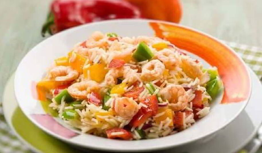 Рецепт плова с креветками