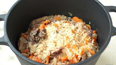 плов с кроликом