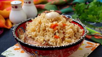 плов с кроликом