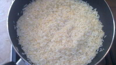 плов с куриной подливкой