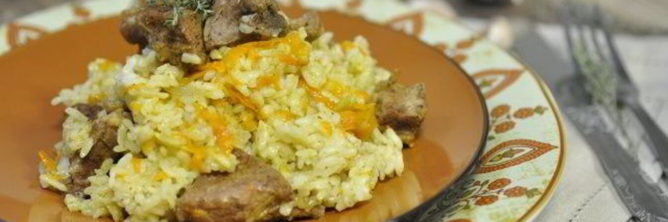 Плов со свининой в мультиварке