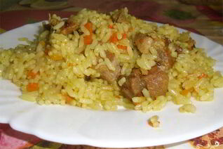 Плов узбекский из баранины