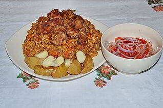 Плов узбекский из говядины