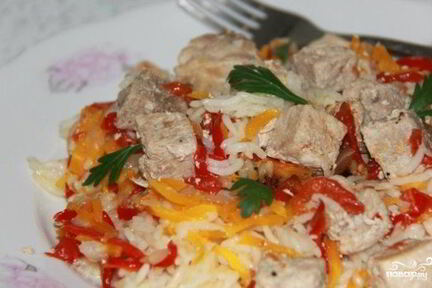 Плов в аэрогриле