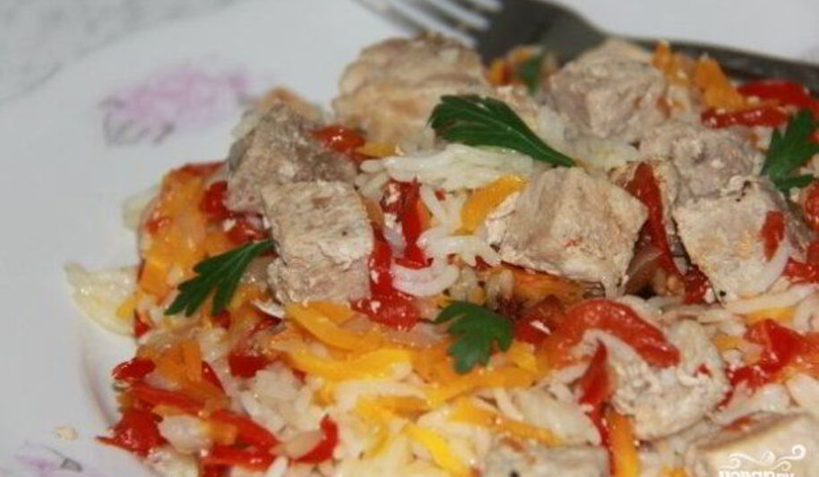 Рецепт плова в аэрогриле