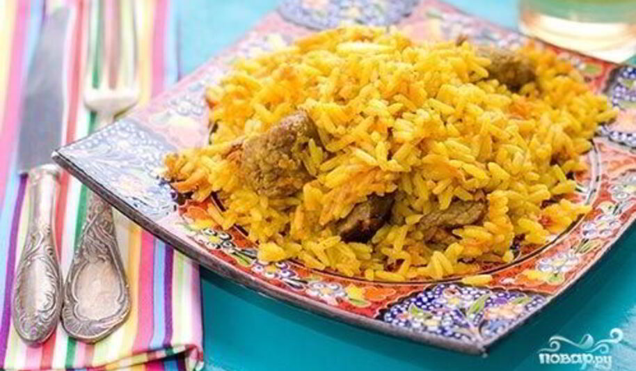 Рецепт плова в мультиварке с мясом