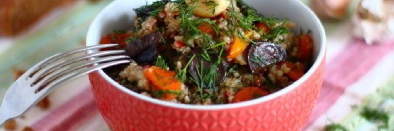 Постный плов с грибами в мультиварке