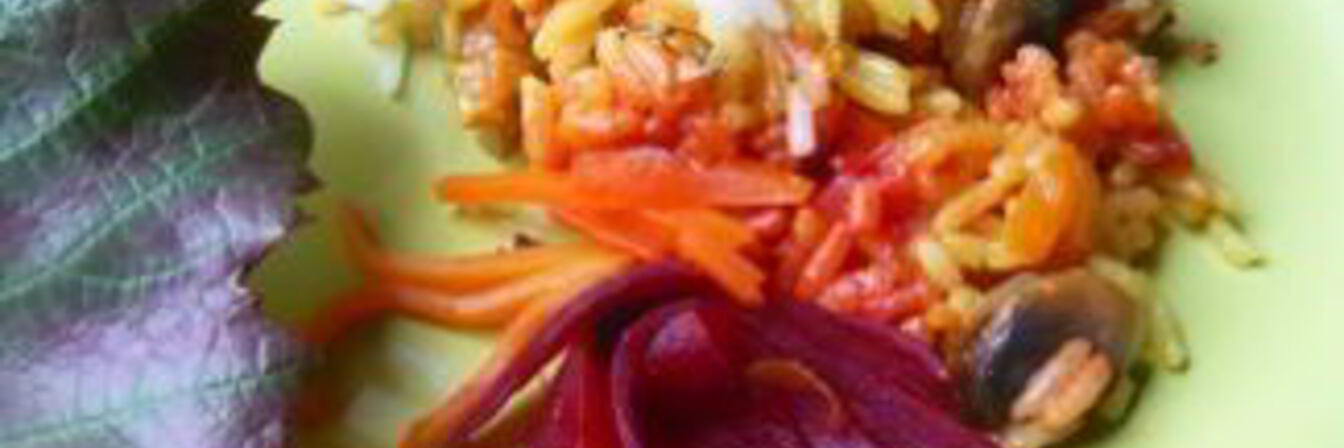 Трехцветный плов