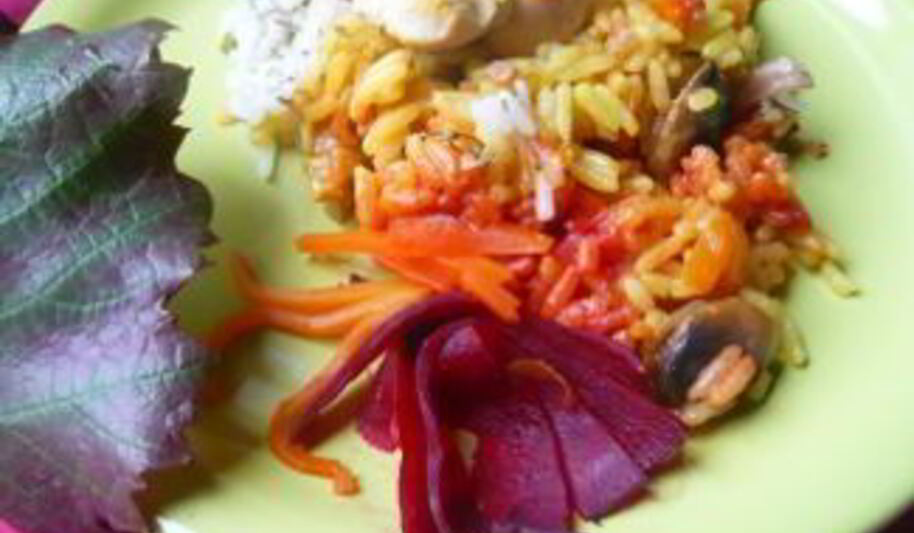 Рецепт трехцветного плова