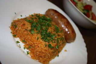 Турецкий плов — булгур с овощами