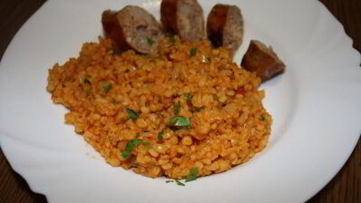 турецкий плов — булгур с овощами