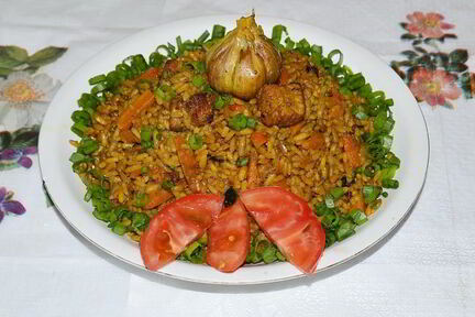 Узбекский плов со свининой